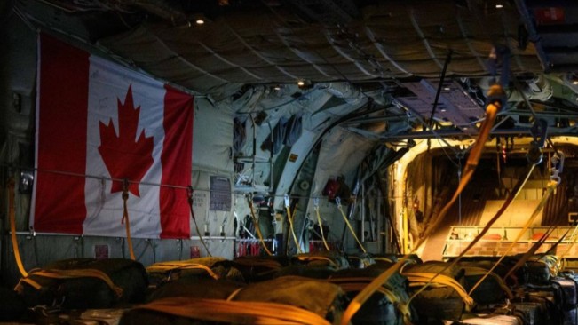 Bantuan kemanusiaan dari Kanada. [X]